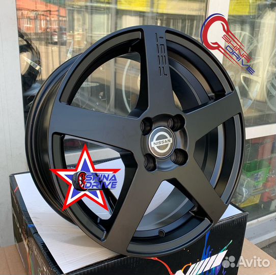 Диски Nissan R16 4x100 Black Matt
