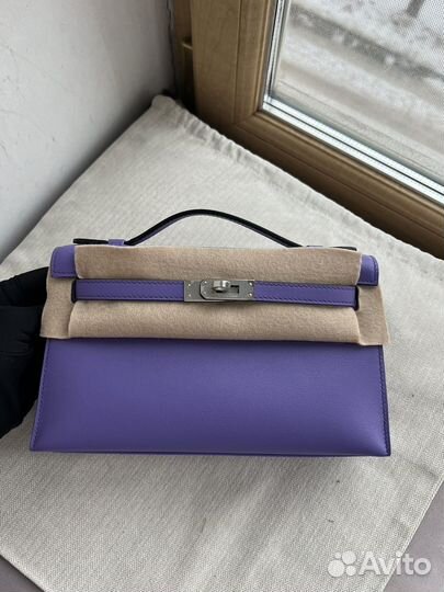 Сумка Hermes Mini kelly pochette lilac