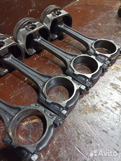 Шатуны с поршнями volkswagen b4 2,0 agg