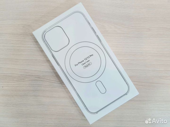 Чехол MagSafe iPhone 12/ 12 Pro (прозрачный)