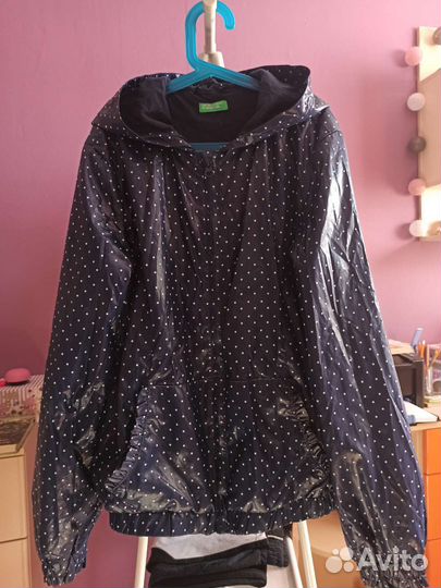 Ветровка детская в горошек