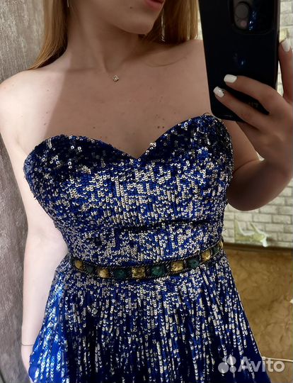 Вечернее платье мини для выпускного