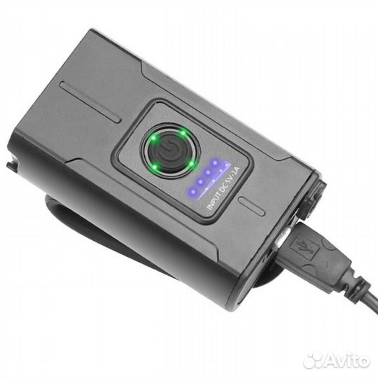 Фонарь передний (2*LED-10W) -аккум. (LB02)