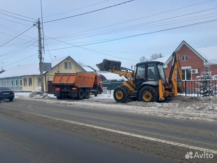 Услуги погрузчика чистка и вывоз снега