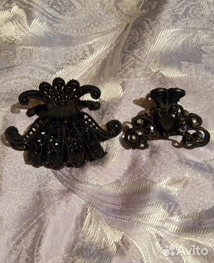 Заколка для волос Чехия Винтаж