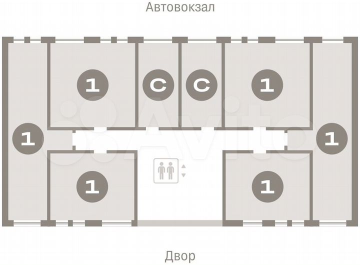 2-к. квартира, 44,7 м², 8/17 эт.