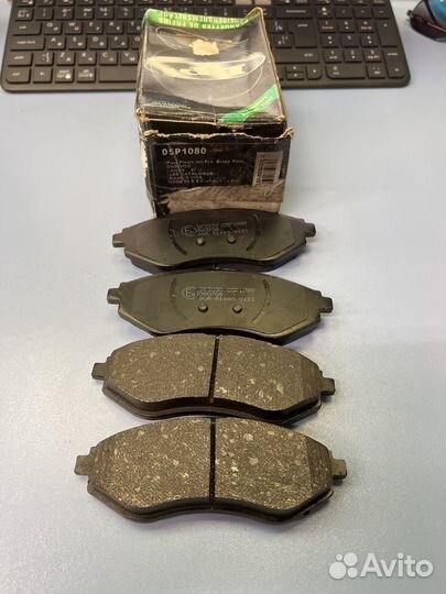 Колодки тормозные chevrolet aveo 1.2-1.4 06- пер