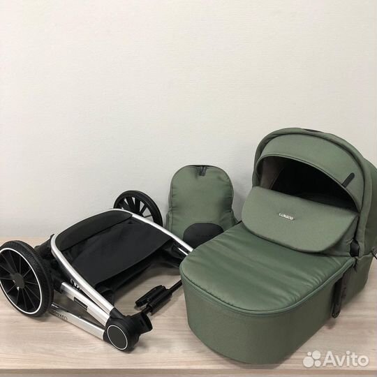 Коляска 3 в 1 Люксмом 780 серый