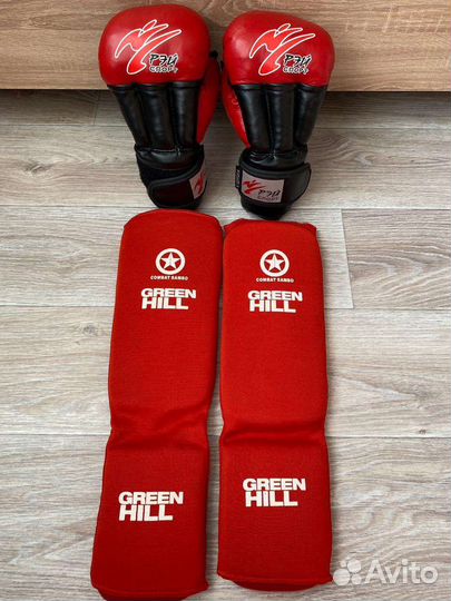 Боксерские перчатки 12 oz кожа