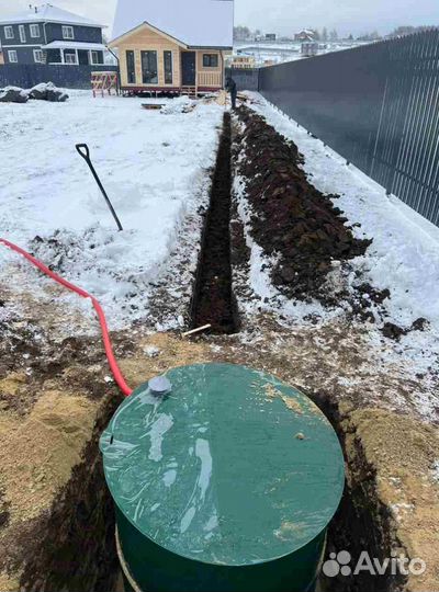 Септик Био на 4 человека, без электричества. Монтаж Кит