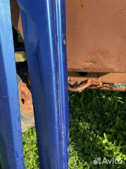 Накладки на пороги LADA kalina 1 синие бу