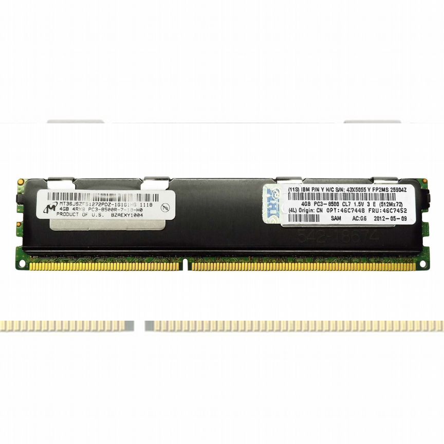 [46C7452] Оперативная Память Ibm 43x5055 Ddr3 4gb 46c7452