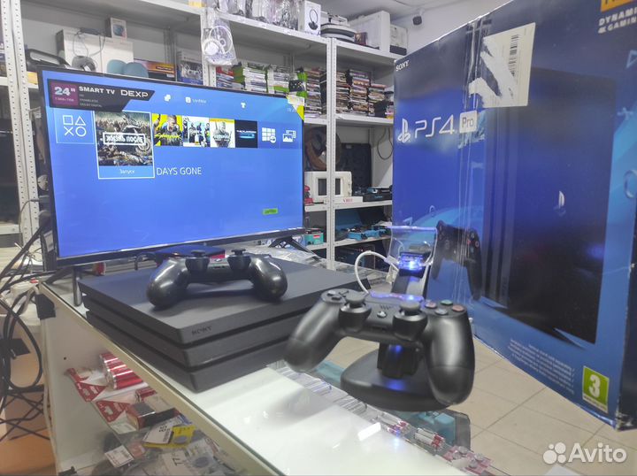 Sony playstation 4 ps4 pro 1tb с прошивкой