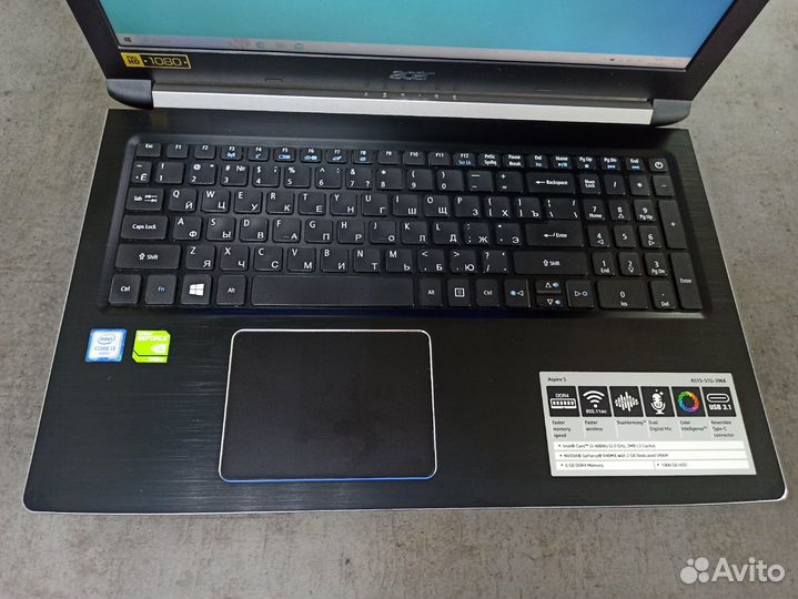 Ноутбук Acer i3 6006/6GB/GT940MX/SSD+HDD/15.6 Full