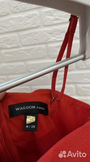 Красное платье на выпускной Waggon Paris