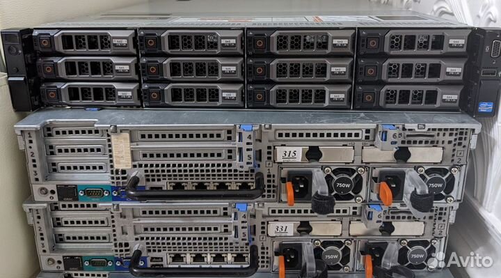 Сервер Dell R720xd 2xE5-2620 64GB в Москве