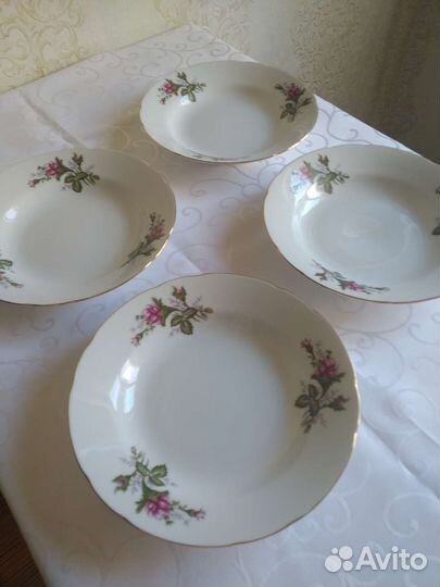 Глубокие суповые тарелки 6шт