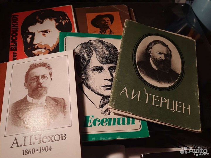 Портреты писателей и поэтов. Иллюстрации к произве