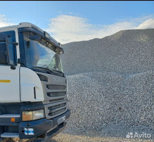 Доставка щебень,песок