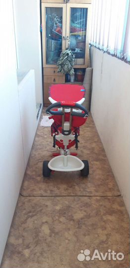 Детский велосипед коляска с ручкой