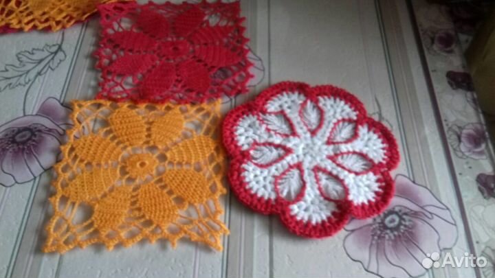 Салфетки вязанные