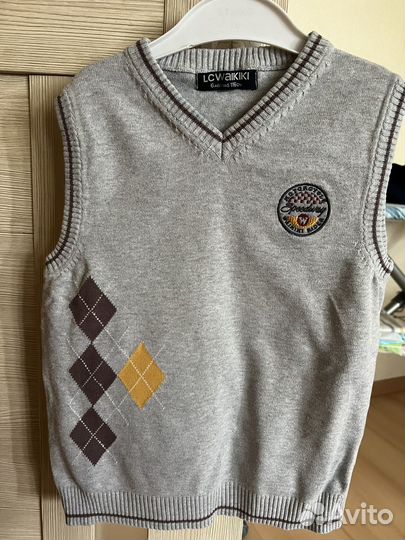 Рубашка с жилеткой 122