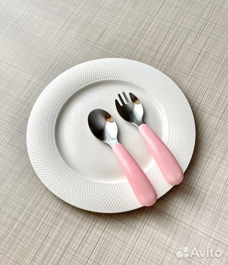Набор столовых приборов (вилка и ложка) для детей