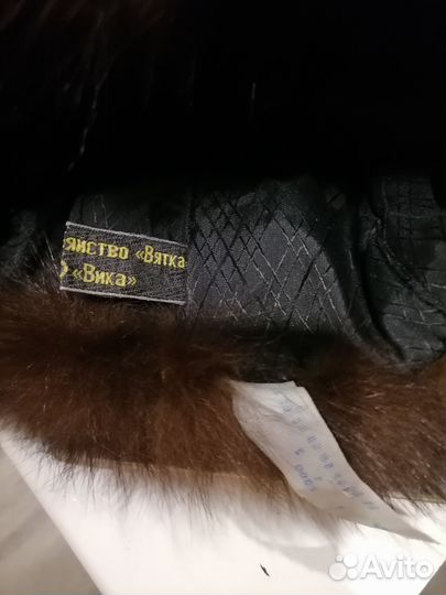 Шапка норковая женская бу