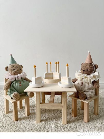 Деревянная посуда игрушечная