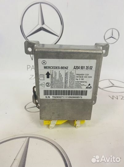 Блок управления подушками SRS Mercedes W204