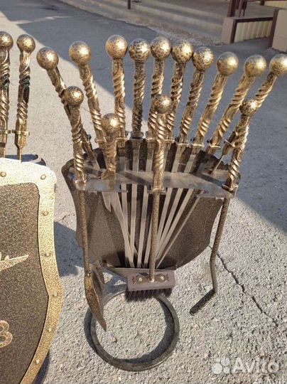 Подставка для шампуров щит вдв