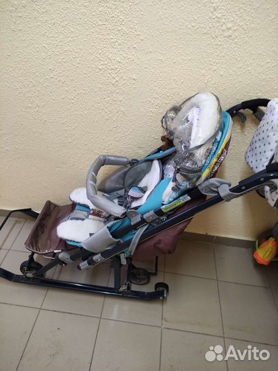 Санки коляска ника 7-7