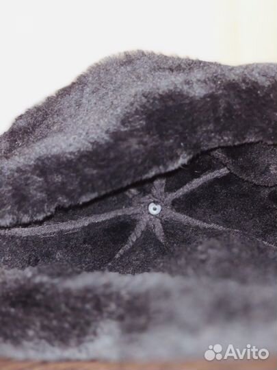 Шапка новая натуральная кожа овчина 58 р