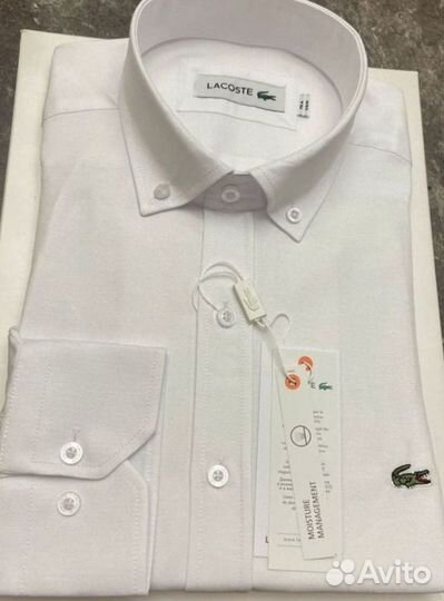 Рубашка Lacoste хлопок р.S,M,L,XL