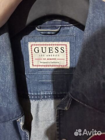 Джинсовая куртка guess