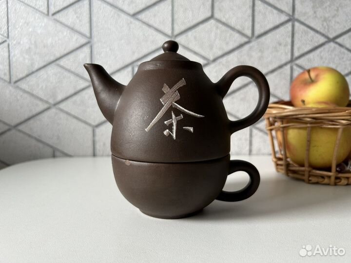 Заварочный чайник с чашкой 300 мл