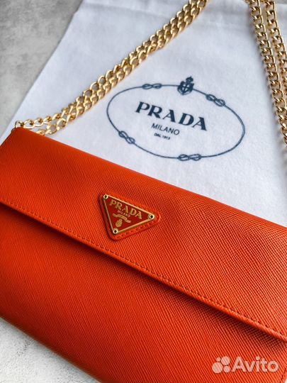 Клатч Prada оригинал мини - сумка