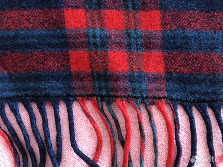 Шаль укрывная шерстяная 1,5-1,5 СССР Винтаж