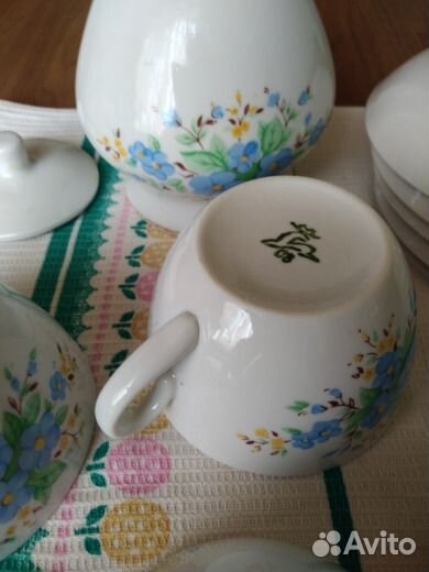 Кузяевский чайный сервиз времен СССР