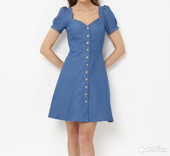 Джинсовое платье