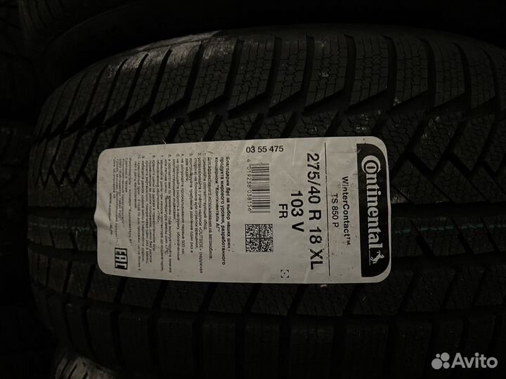 Continental ContiWinterContact TS 850 P 245/45 R18 и 275/40 R18 103V