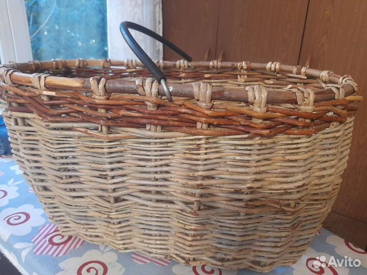 Корзина плетеная для грибов