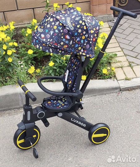 Трехколесный велосипед luxmom 368 аналог doona