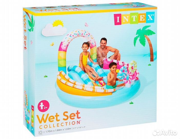 Детский водный игровой центр Intex «Сладости» 5714