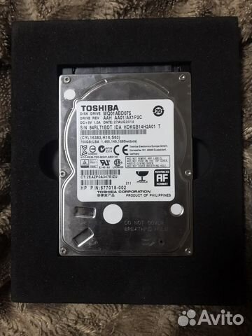 Жесткий диск toshiba