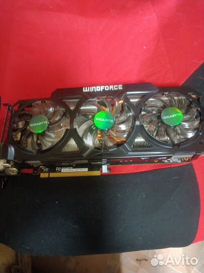 Видеокарта Gigаbytе GeForce GTX 760 ос 4 Gb