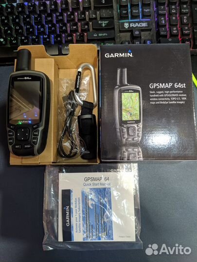 Туристический навигатор Garmin GPSmap 64st