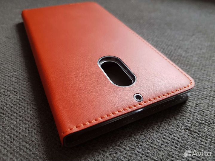 Original Чехол Slim Flip Cover для Nokia 6 Brown