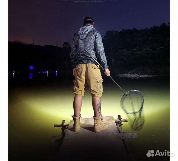 Светодиодный головной фонарик новый