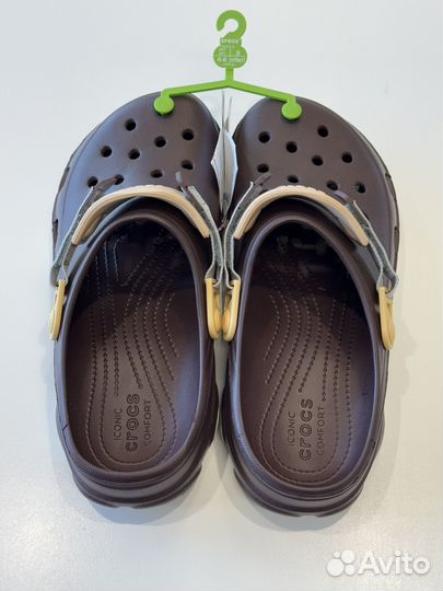 Сабо 44 Crocs All Terrain Clog шоколадные оригинал